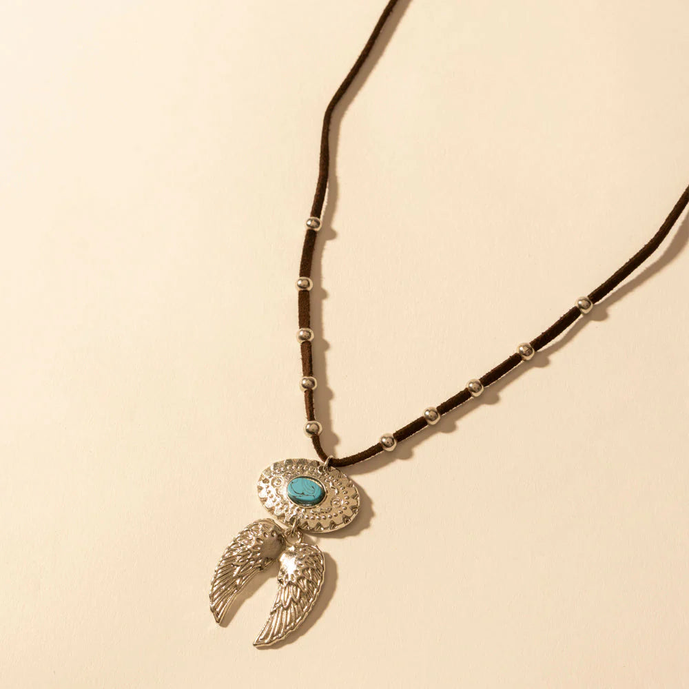 Myra Windspur Feather Necklace