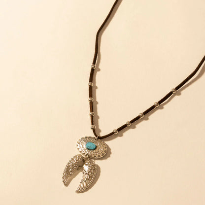 Myra Windspur Feather Necklace