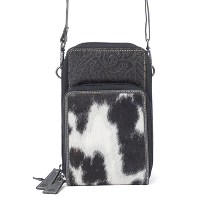 Myra Rustler Ridge Embossed Hairon Sling Slate Smoke