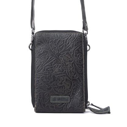 Myra Rustler Ridge Embossed Hairon Sling Slate Smoke