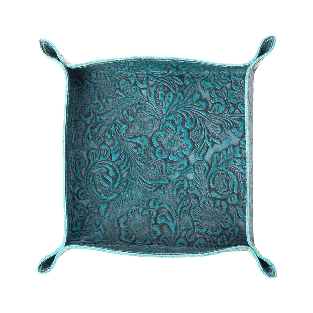 Copperwind Leather Tray Clay Horizon