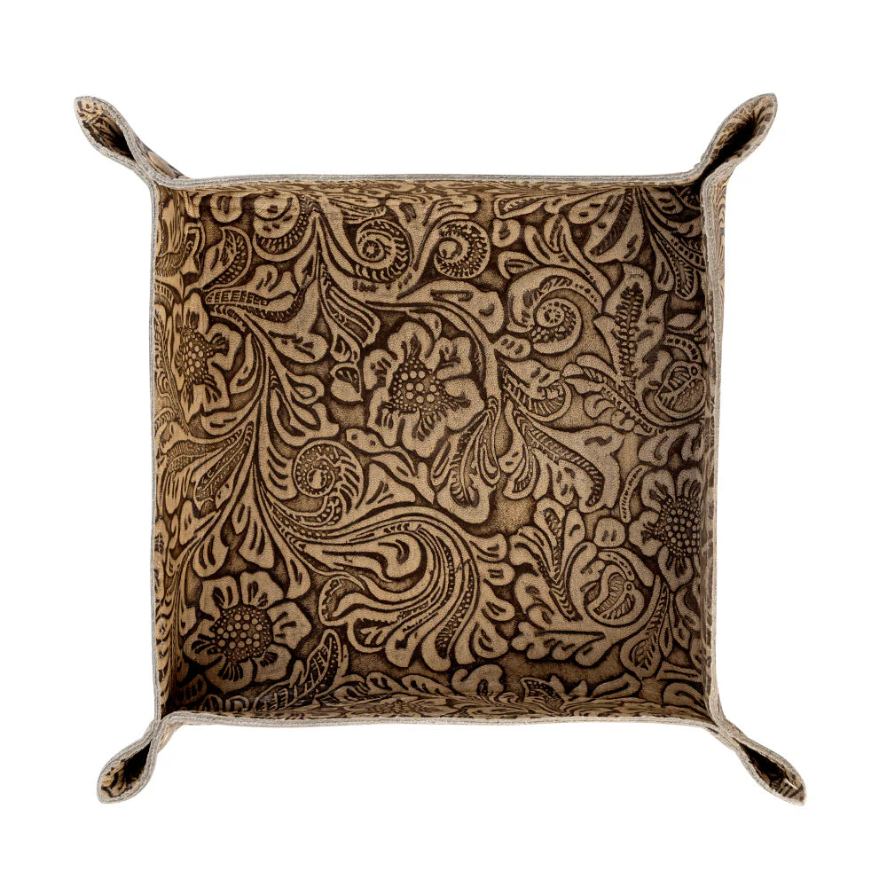 Copperwind Leather Tray Antique Brown
