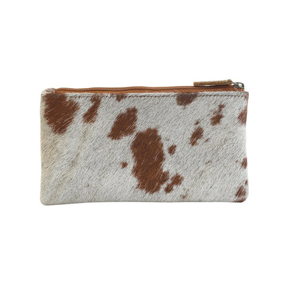 Myra Wildfire Leather and Hairon Wallet