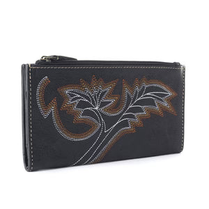 Myra Mini Black Wallet