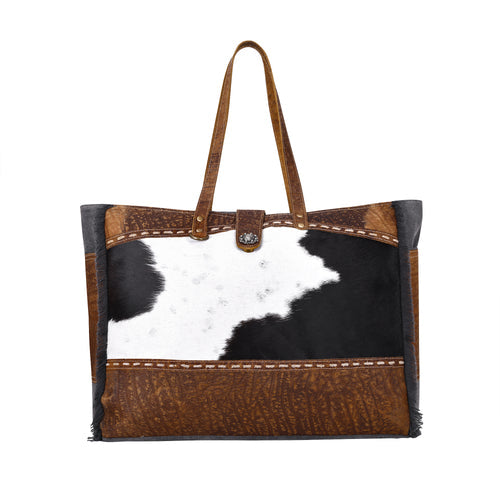 Myra Asher Canvas And Hairon Bag