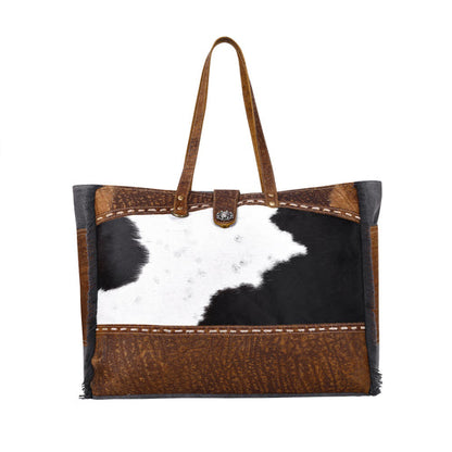 Myra Asher Canvas And Hairon Bag