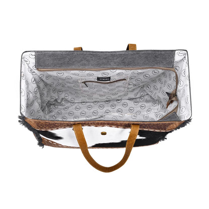 Myra Asher Canvas And Hairon Bag