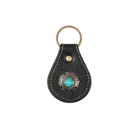 Myra Concho Dark Chocolate Key Fob