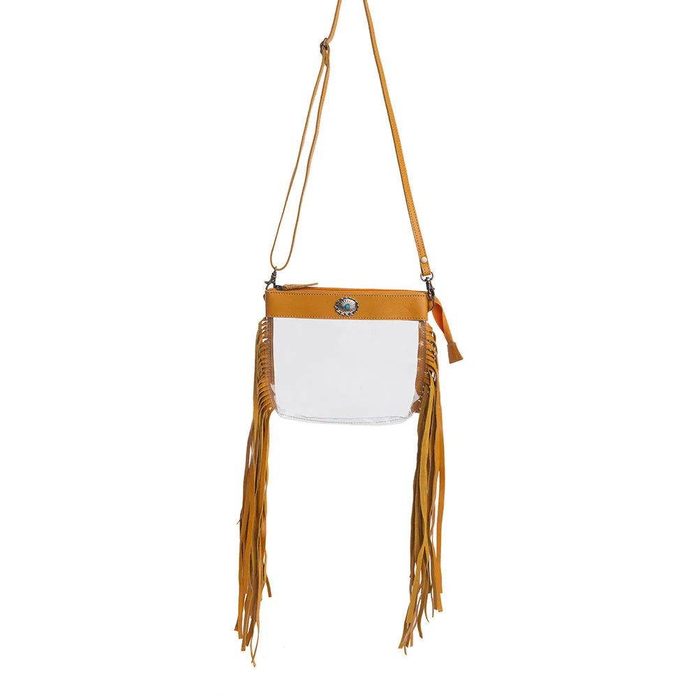 Myra Azura Clear Bag In Sunrise Yellow