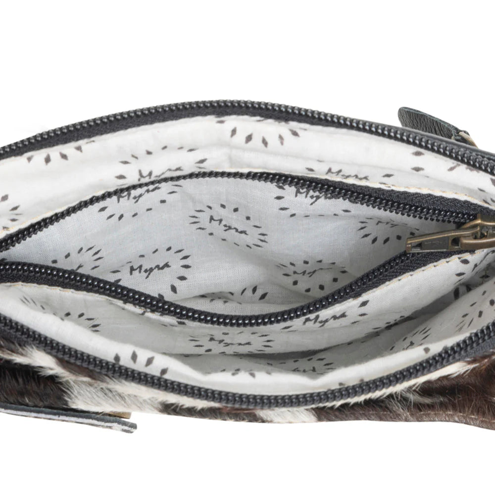 Myra Wild Chic Phone Case Bag In Black & White