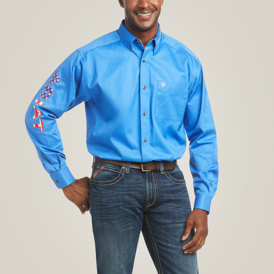 Ariat Team Logo Twill Classic Seascape/USA