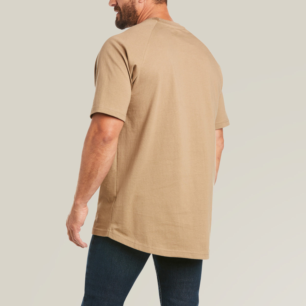Ariat Rebar Cotton Strong Short Sleeve Khaki