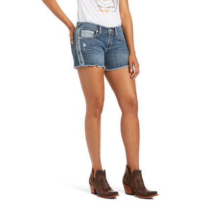 Ariat Boyfriend Reverse Side Stripe Short