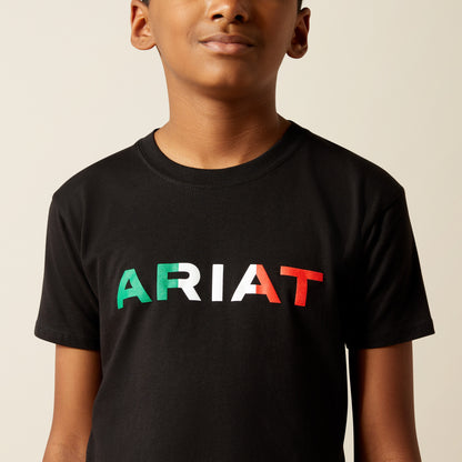 Ariat Viva Mexico Logo Tee Black