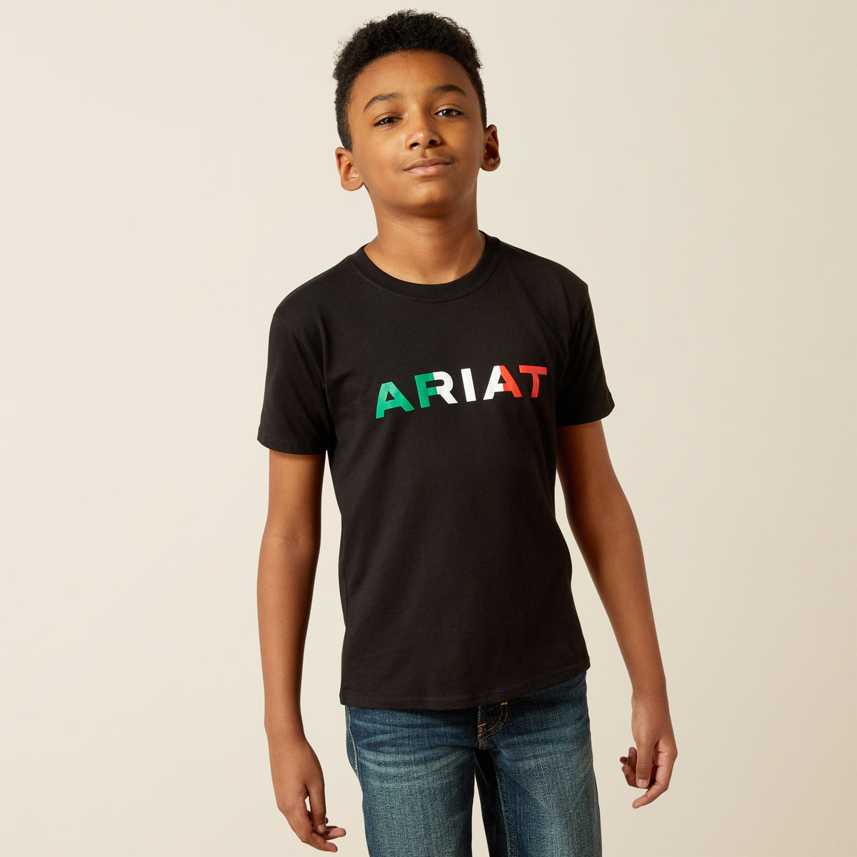 Ariat Viva Mexico Logo Tee Black