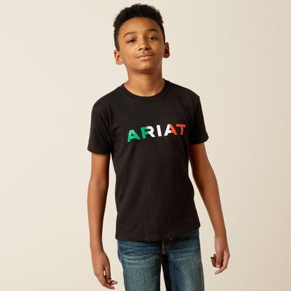 Ariat Viva Mexico Logo Tee Black