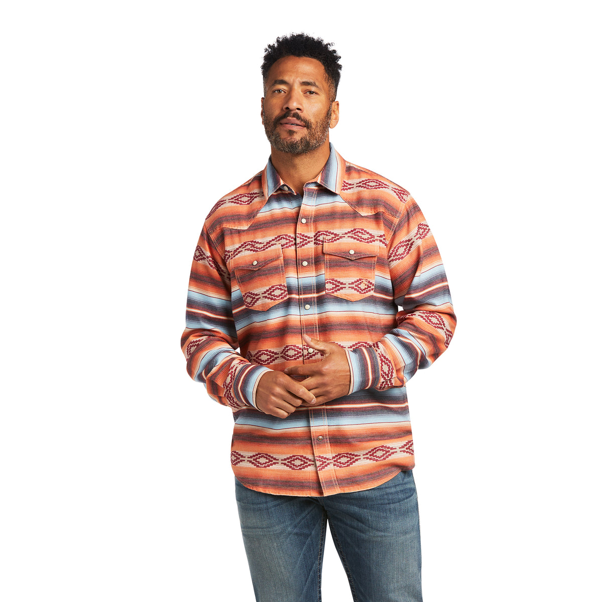 Ariat Holden Retro Long Sleeve Snap Garnet