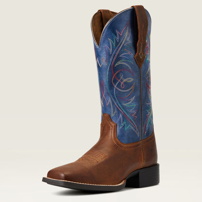 Ariat Round Up StretchFit Sassy Brown/Metallic Navy