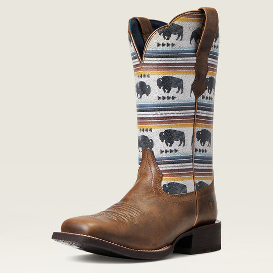 Ariat Circuit Savanna Ash Brown/Buffalo Print