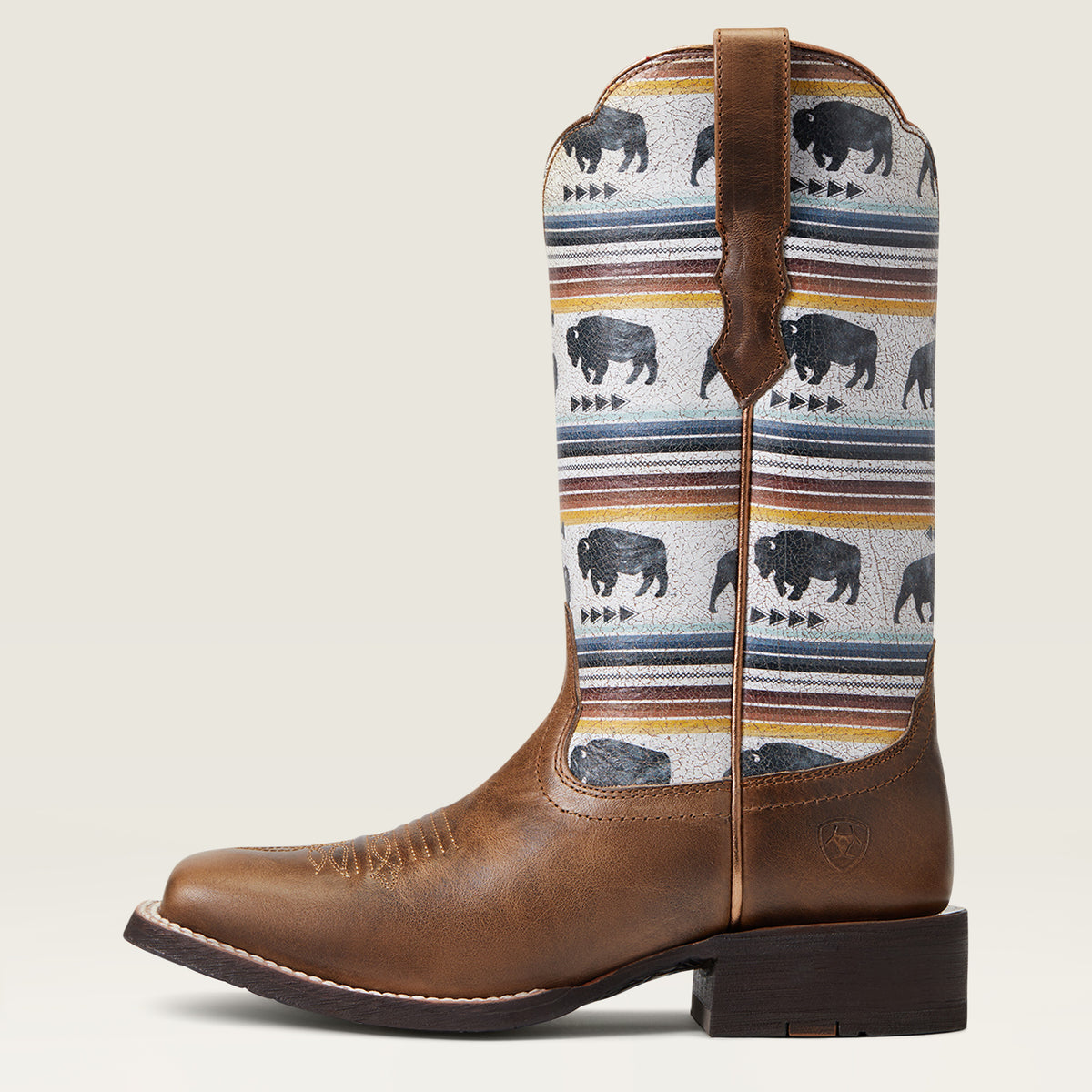 Ariat Circuit Savanna Ash Brown/Buffalo Print