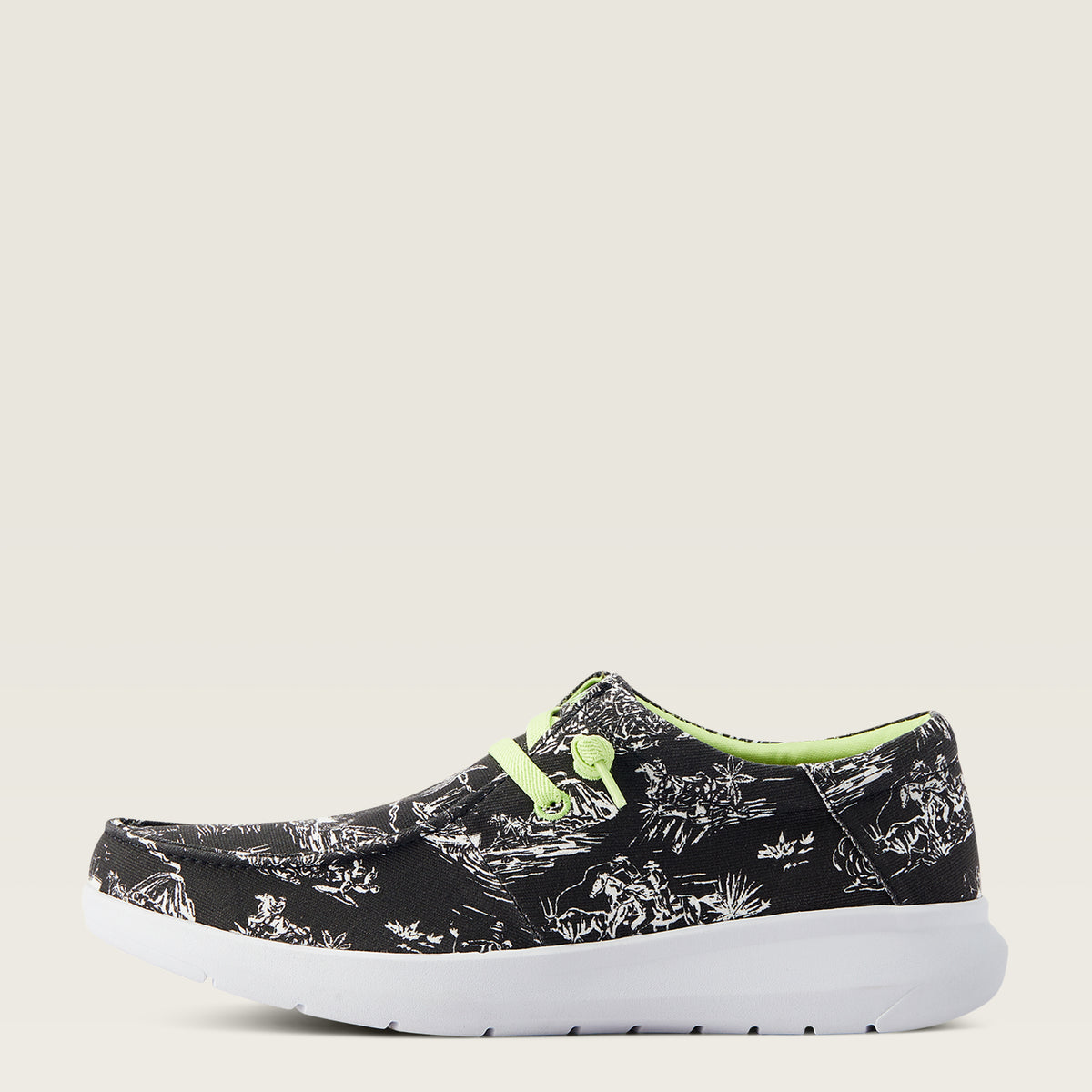 Ariat Hilo Western Aloha Black Aloha Toile