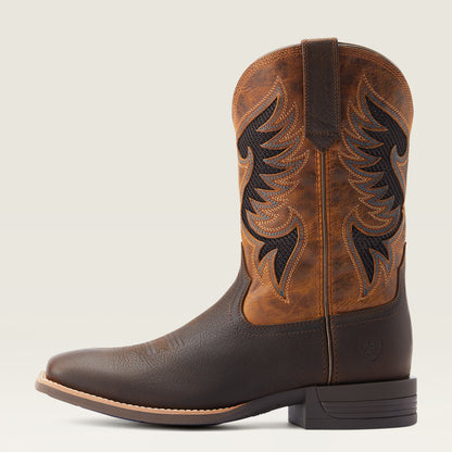 Ariat Cowpuncher Venttek Dark Brown/Golden Mustard