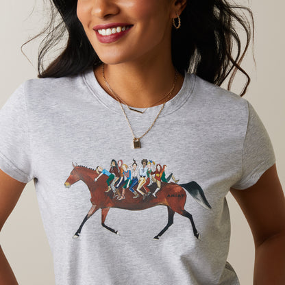 Ariat Harmony Tee Heather Grey