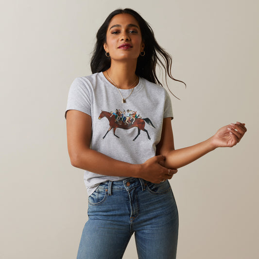 Ariat Harmony Tee Heather Grey
