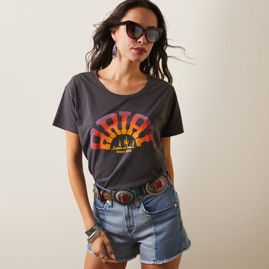 Ariat Rainbow Tee Charcoal Heather