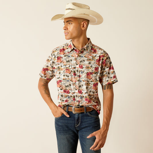 Ariat Hakeem Retro Snap Egret