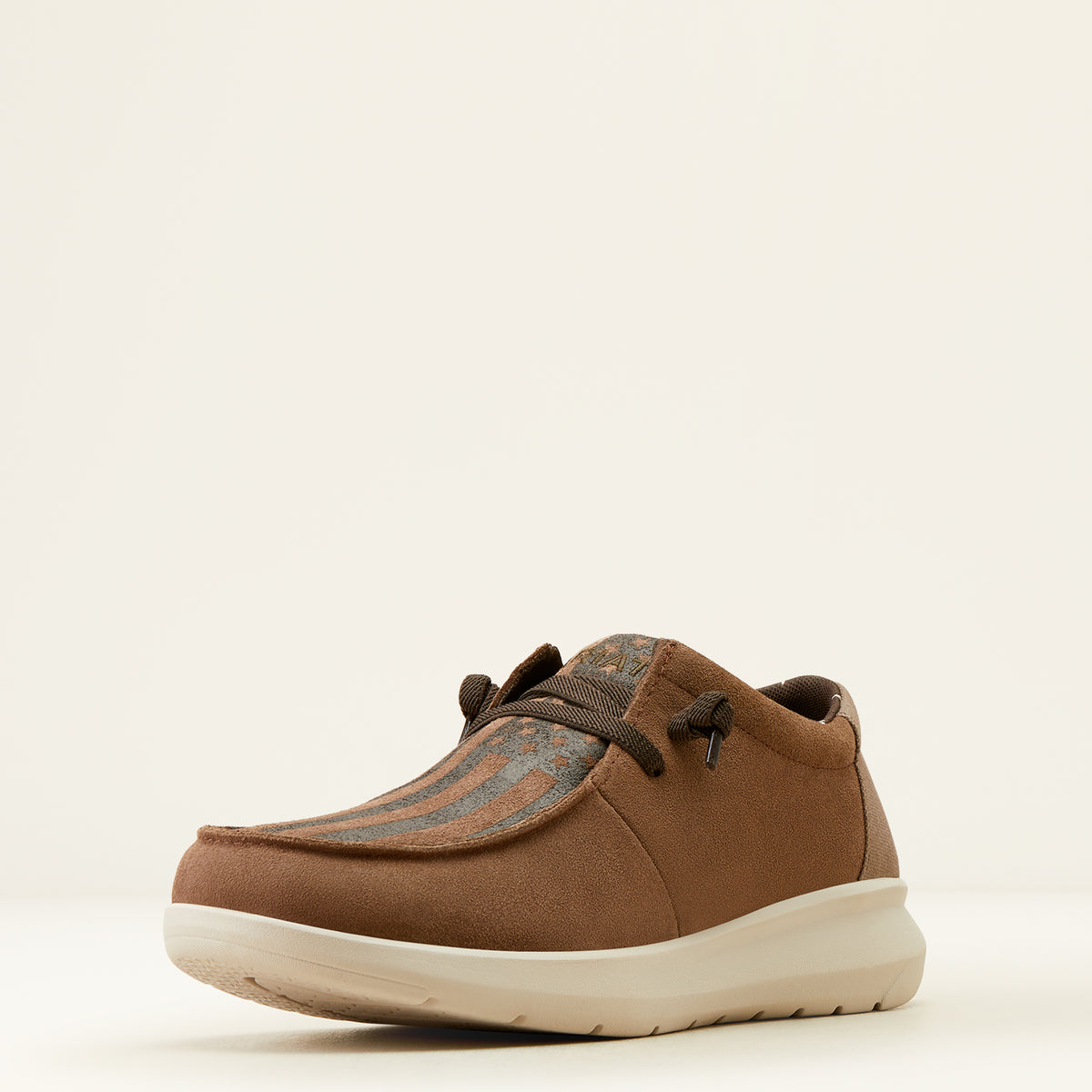 Ariat Hilo Brown Bomber Suede / Flag