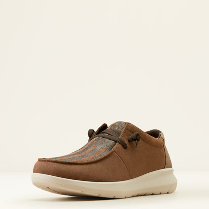 Ariat Hilo Brown Bomber Suede / Flag