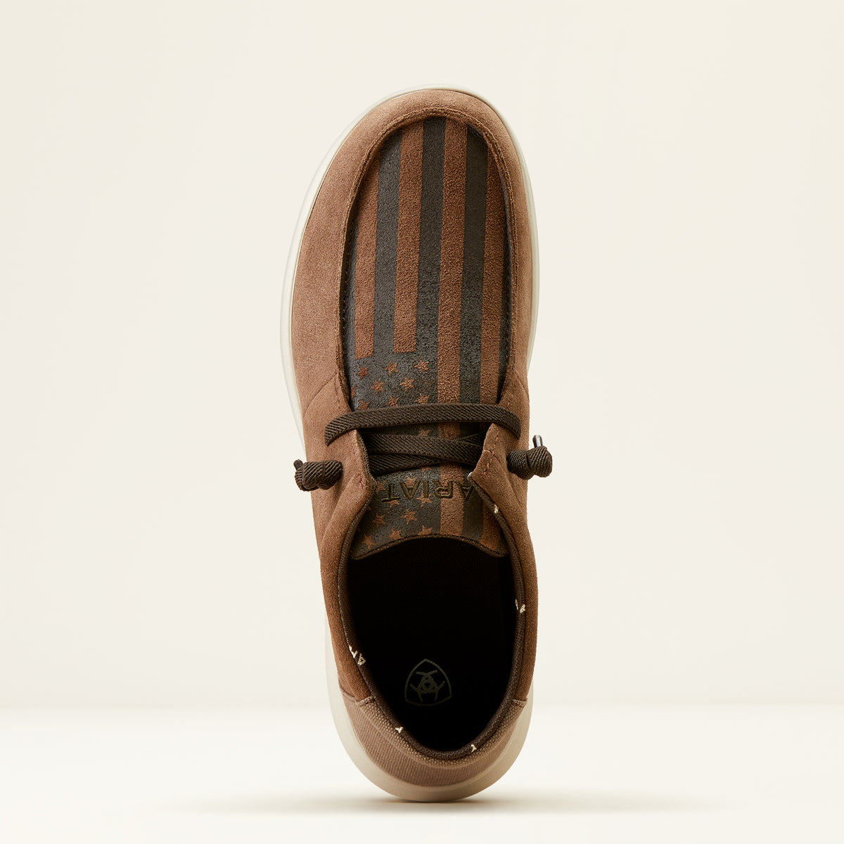 Ariat Hilo Brown Bomber Suede / Flag