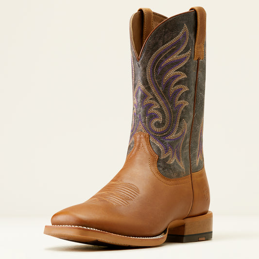 Ariat Cattle Call Rodeo Tan / Smoky Purple