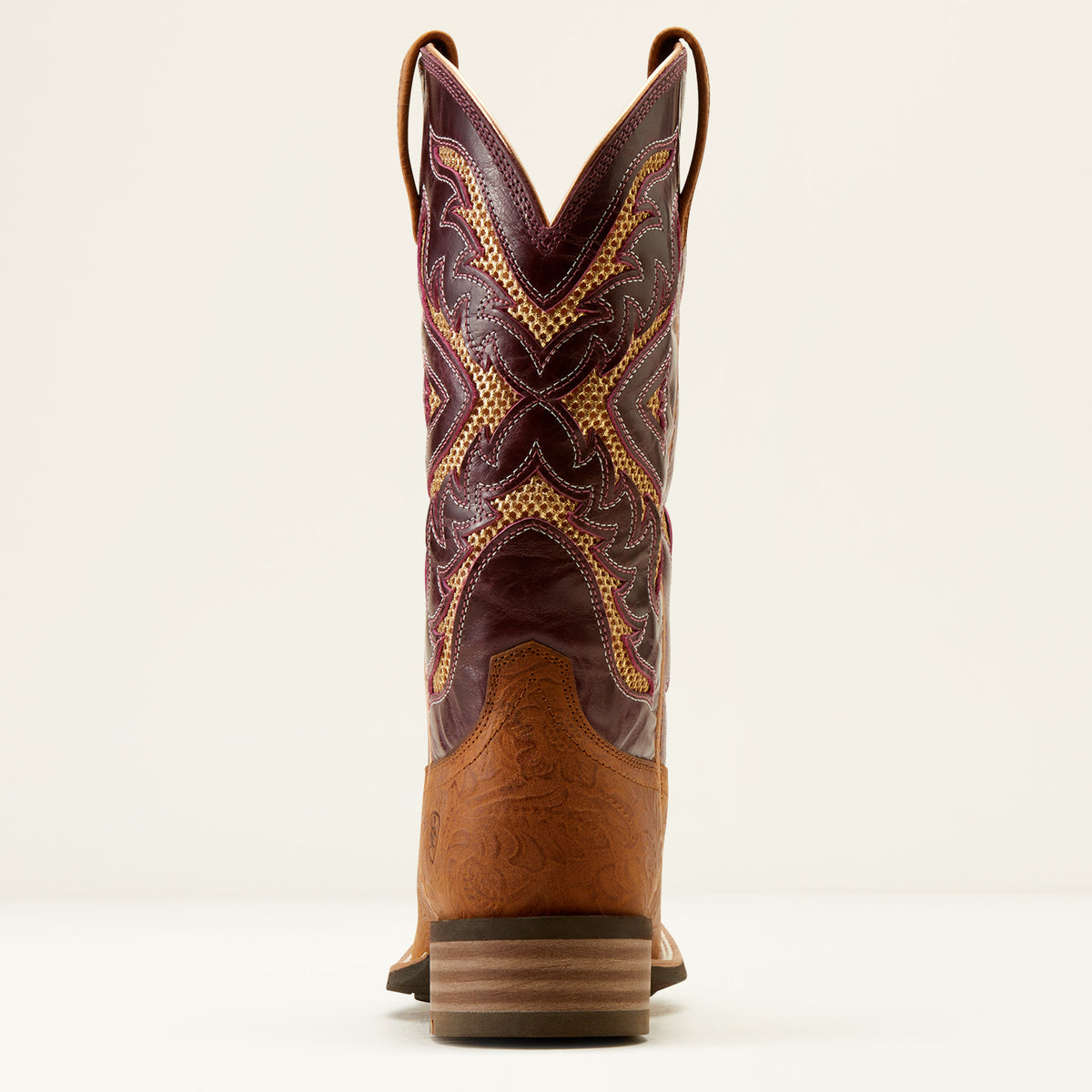 Ariat San Angelo VentTek 360 Tooled Toasted Almond