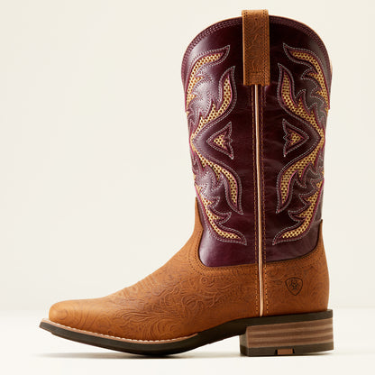 Ariat San Angelo VentTek 360 Tooled Toasted Almond
