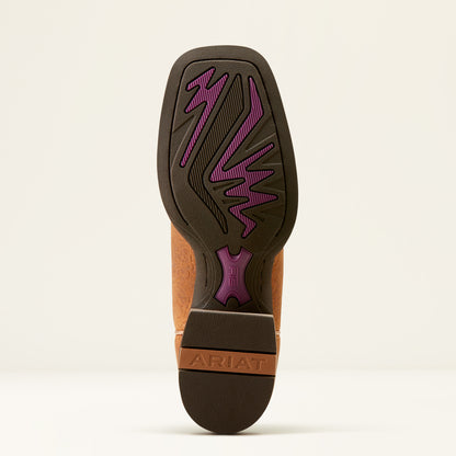 Ariat San Angelo VentTek 360 Tooled Toasted Almond