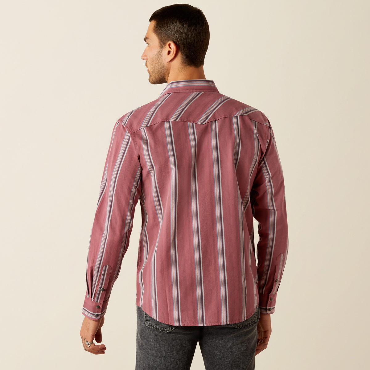 Ariat Humprey Retro Snap Long Sleeve Shirt Red