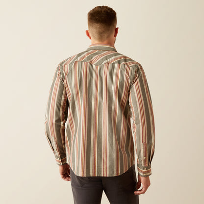 Ariat Hawk Retro Long Sleeve Snap Dark Grey