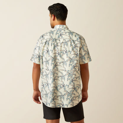 Ariat Venttek Outbound Short Sleeve Shirt Papyrus