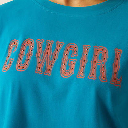 Ariat Cowgirl Short Sleeve Enamel Blue