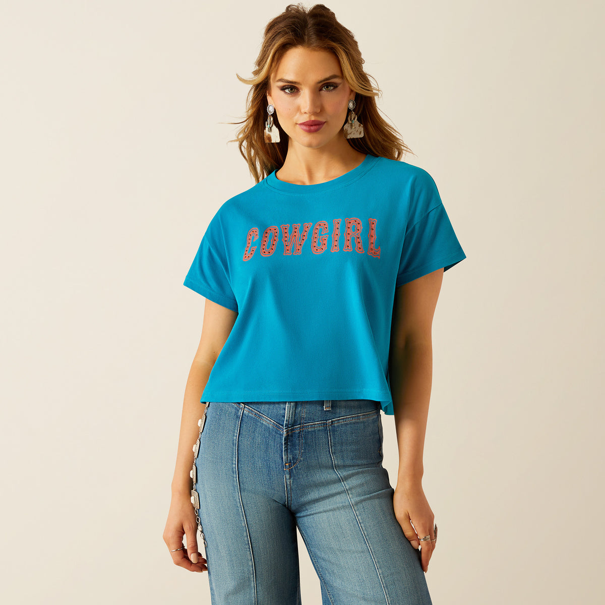 Ariat Cowgirl Short Sleeve Enamel Blue