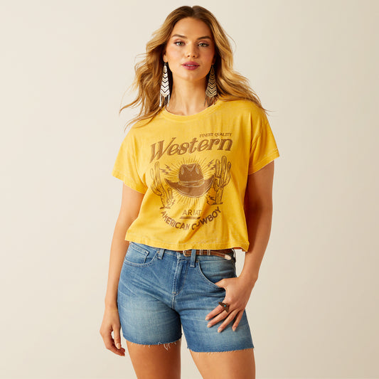 Ariat Gold Rush Short Sleeve Tee Mango Mojito