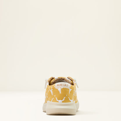 Ariat Hilo Doodle Mustard Steer Heads