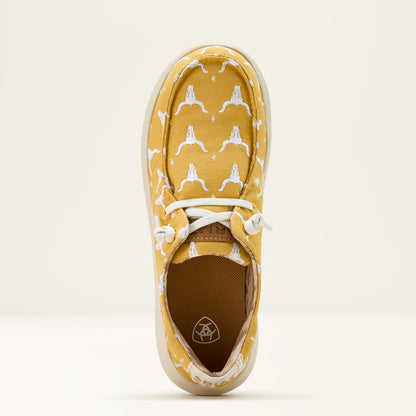 Ariat Hilo Doodle Mustard Steer Heads
