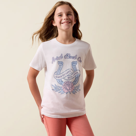 Ariat Kids Ariat Western Collage T-Shirt White