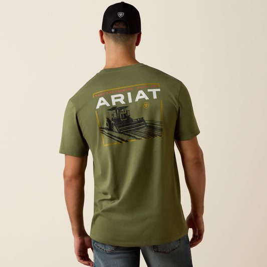 Ariat Mens Ariat Made For Farmer Classic Fit T-Shirt Four Leaf Clover