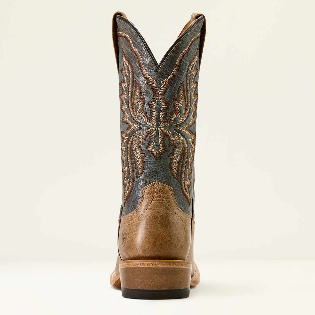 Ariat Mens Preston Wide Square Toe Cowboy Boot Desert Bone