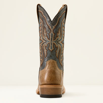 Ariat Mens Preston Wide Square Toe Cowboy Boot Desert Bone