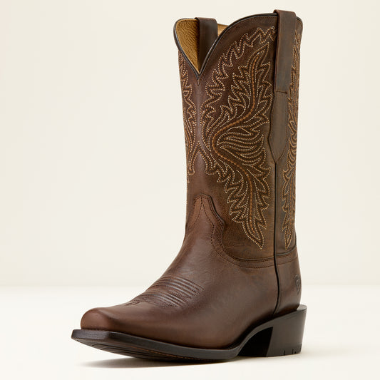 Ariat Mens Futurity Deal Narrow Cutter Toe Cowboy Boot Weathered Tan
